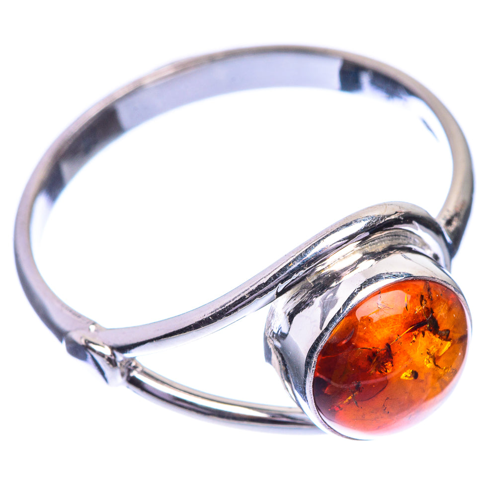 Baltic Amber Ring Size 9 (925 Sterling Silver) RING143265