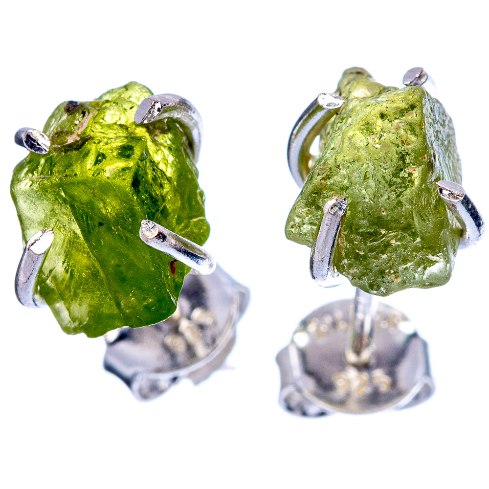 Peridot Dainty Earrings 3/8" (925 Sterling Silver) E2027