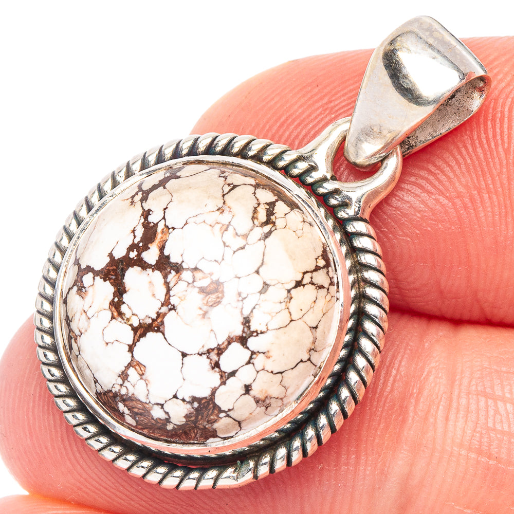 Wild Horse Jasper Pendant 1 1/8" (925 Sterling Silver) P44833