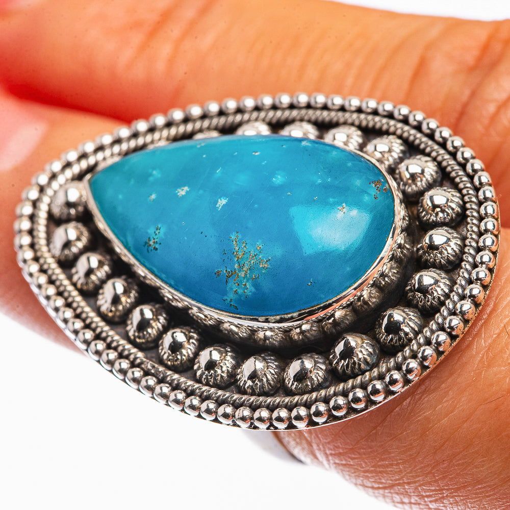 Large Smithsonite Ring Size 6.25 (925 Sterling Silver) R142334
