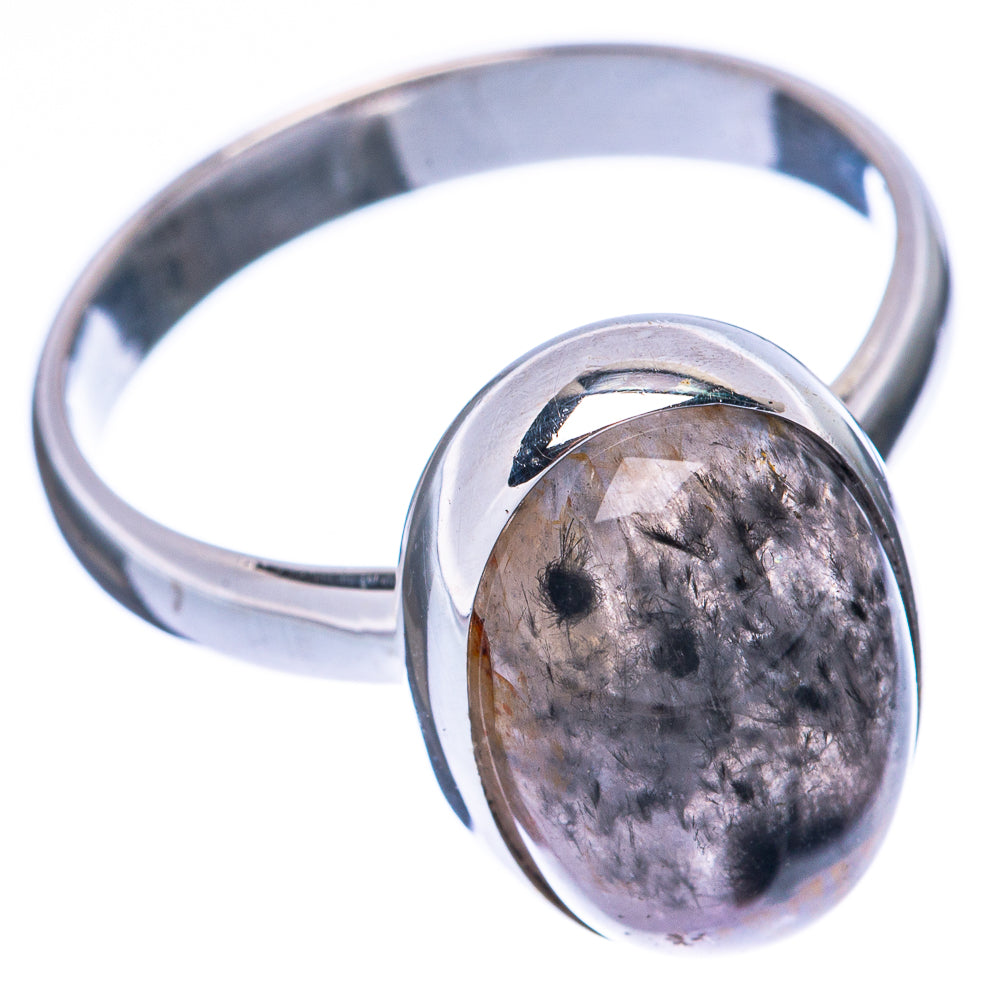 Rare Cacoxenite Ring Size 8.5 (925 Sterling Silver) R2103
