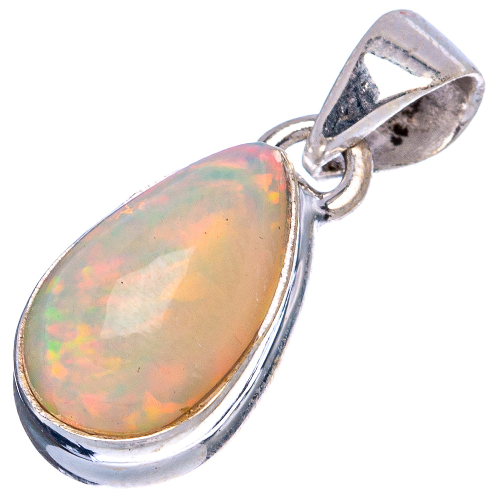 Large Rare Ethiopian Opal Pendant 7/8" (925 Sterling Silver) P43472