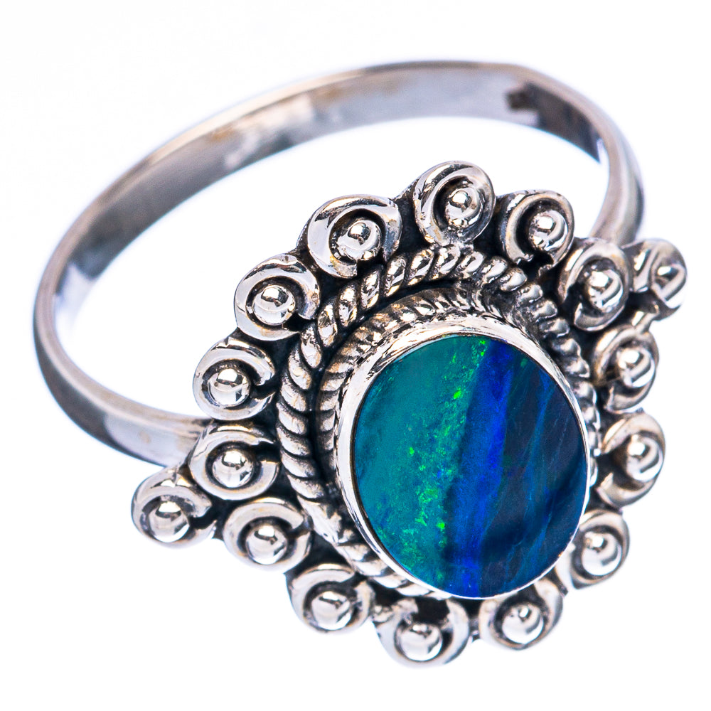 Rare Doublet Opal Ring Size 7 (925 Sterling Silver) R3388