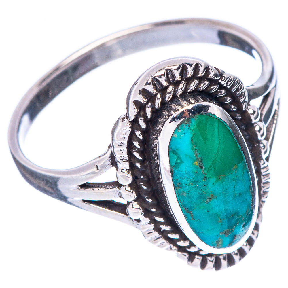 Rare Arizona Turquoise Ring Size 9.5 (925 Sterling Silver) R2289