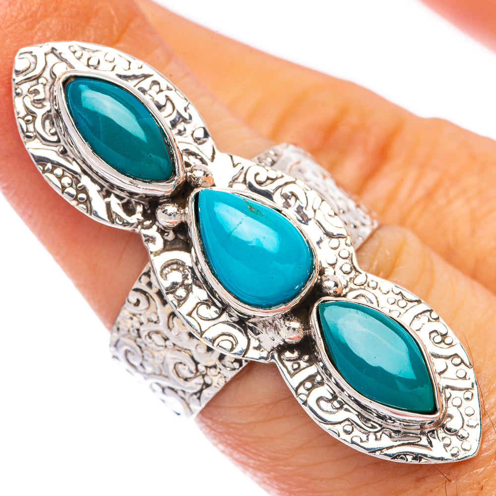 Large Sleeping Beauty Turquoise Ring Size 7 (925 Sterling Silver) R144786