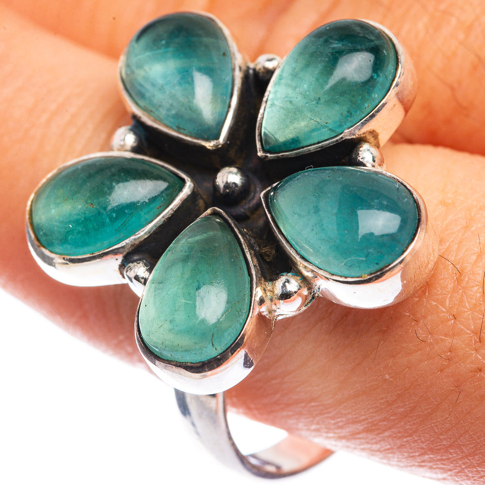 Blue Fluorite Ring Size 10.5 (925 Sterling Silver) RING143285