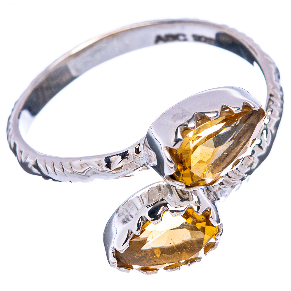 Premium Citrine Ring Size 8 (.925 Sterling Silver)