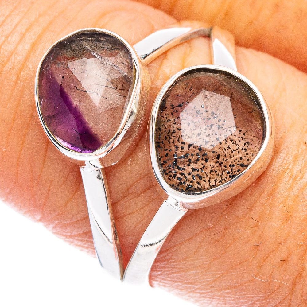 Tourmalinated Quartz Ring Size 9 (925 Sterling Silver) R7221