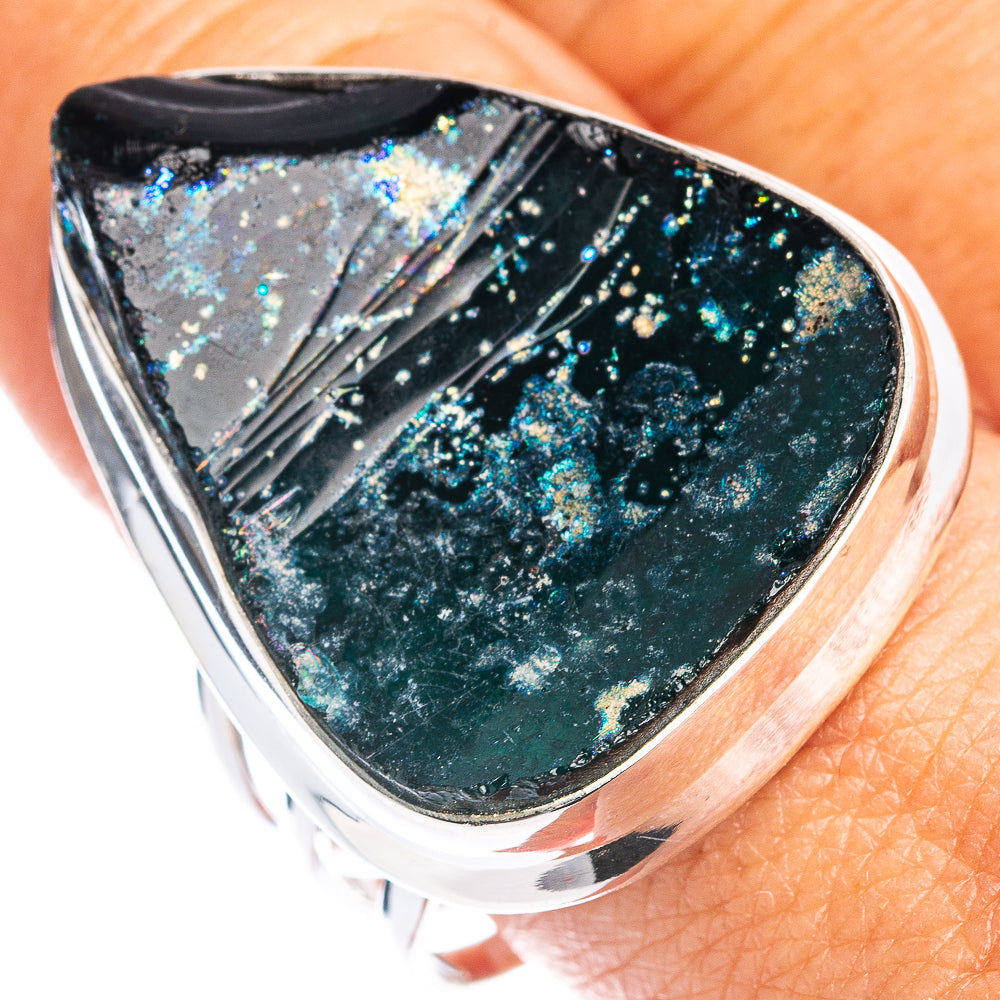 Premium Roman Glass Ring Size 10.75 (.925 Sterling Silver)