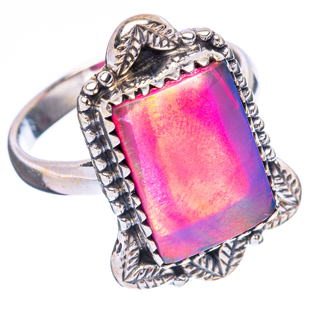 Aura Opal Ring Size 8.75 (925 Sterling Silver) R4087