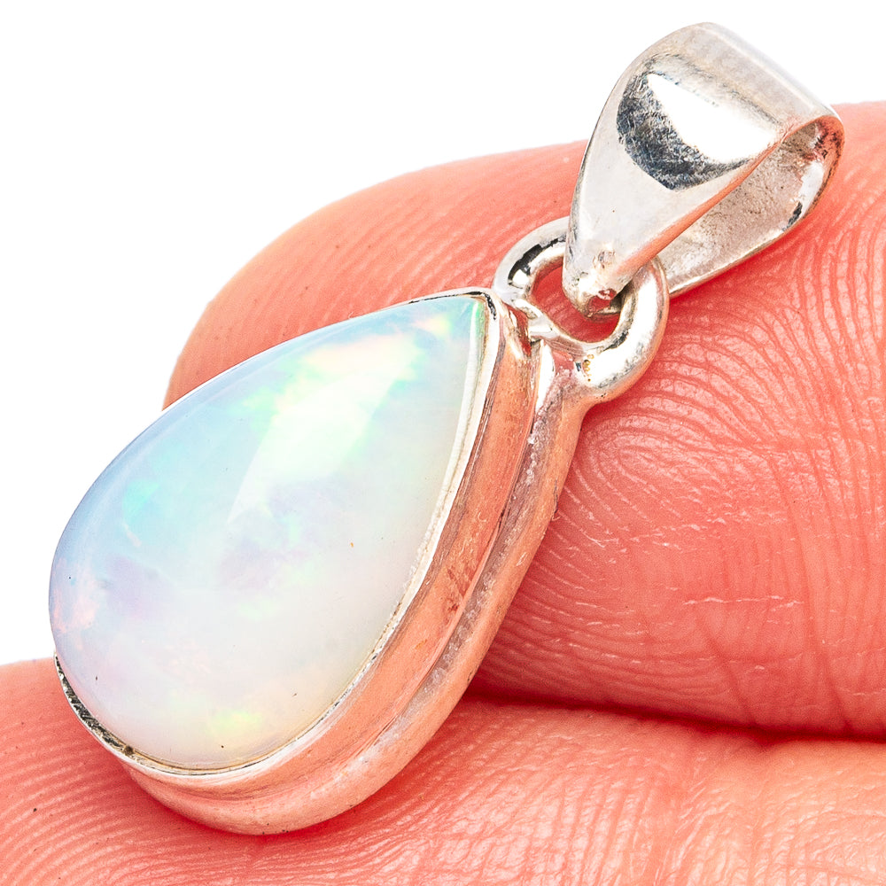 Rare Large Ethiopian Opal Pendant 7/8" (925 Sterling Silver) P43421