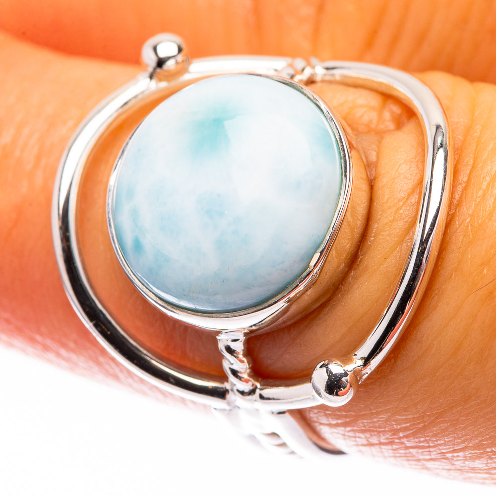 Premium Larimar Ring Size 6.5 (925 Sterling Silver) R141853