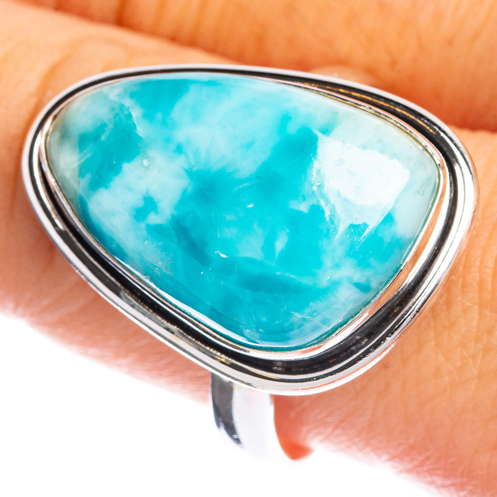 Larimar Ring Size 12 (925 Sterling Silver) R144256