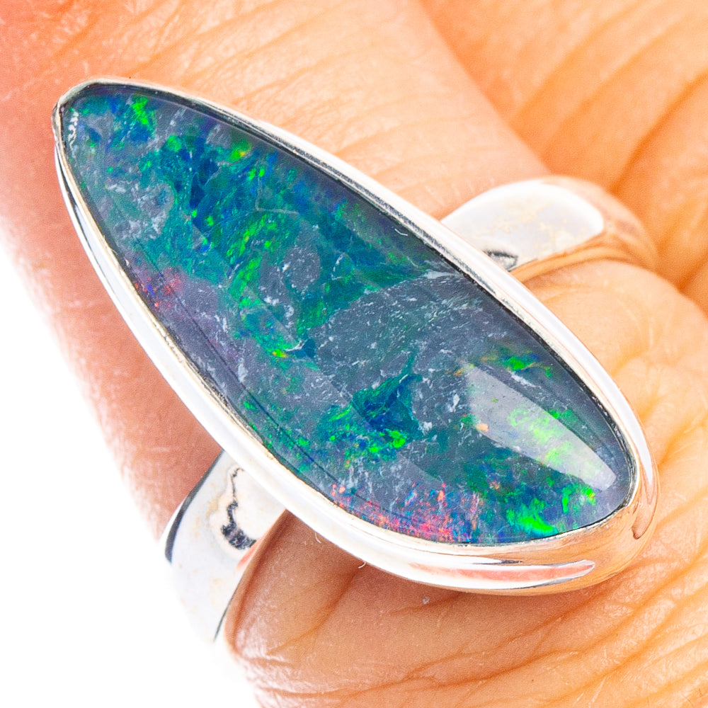 Rare Triplet Opal Ring Size 7 (925 Sterling Silver) R6750