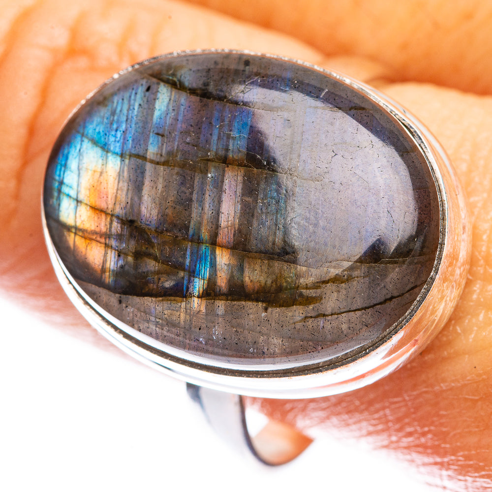 Labradorite Ring Size 11.5 (925 Sterling Silver) R142455