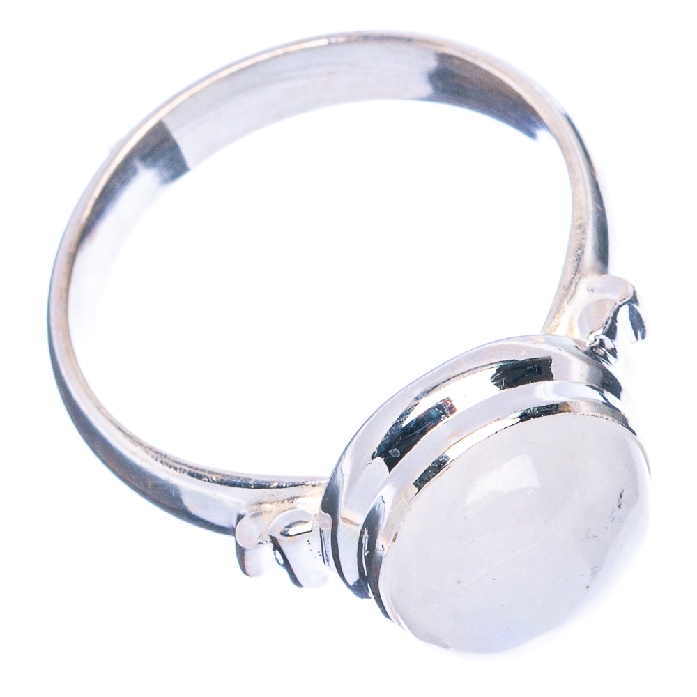 Rainbow Moonstone Ring Size 7.75 (.925 Sterling Silver)