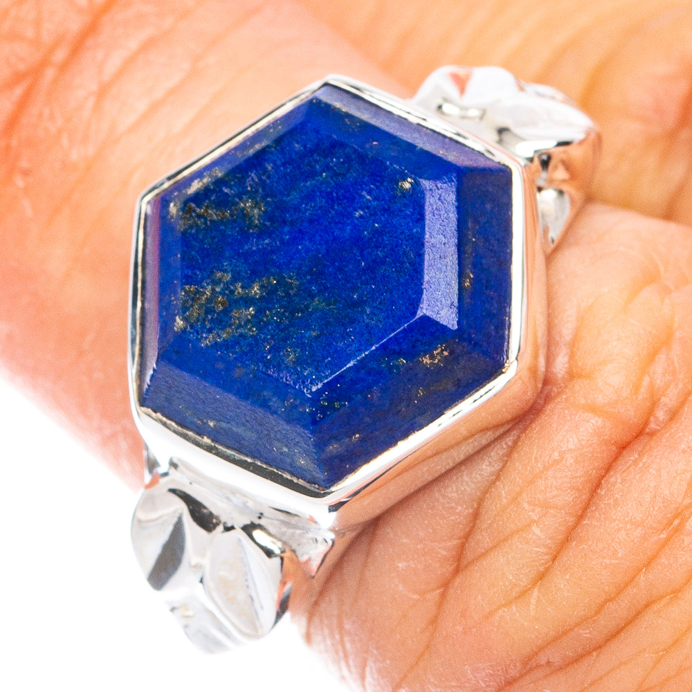 Premium Lapis Lazuli Ring Size 5.75 (925 Sterling Silver) RING7780