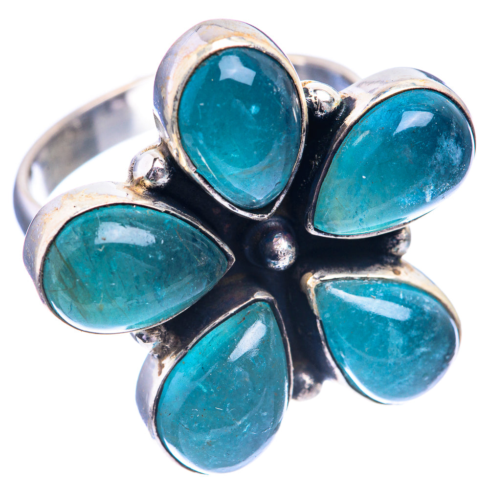 Blue Fluorite Ring Size 8.5 (925 Sterling Silver) R142025