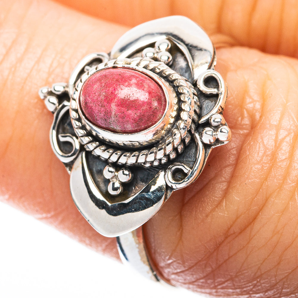 Value Rhodochrosite Ring Size 7.75 (925 Sterling Silver) R3305