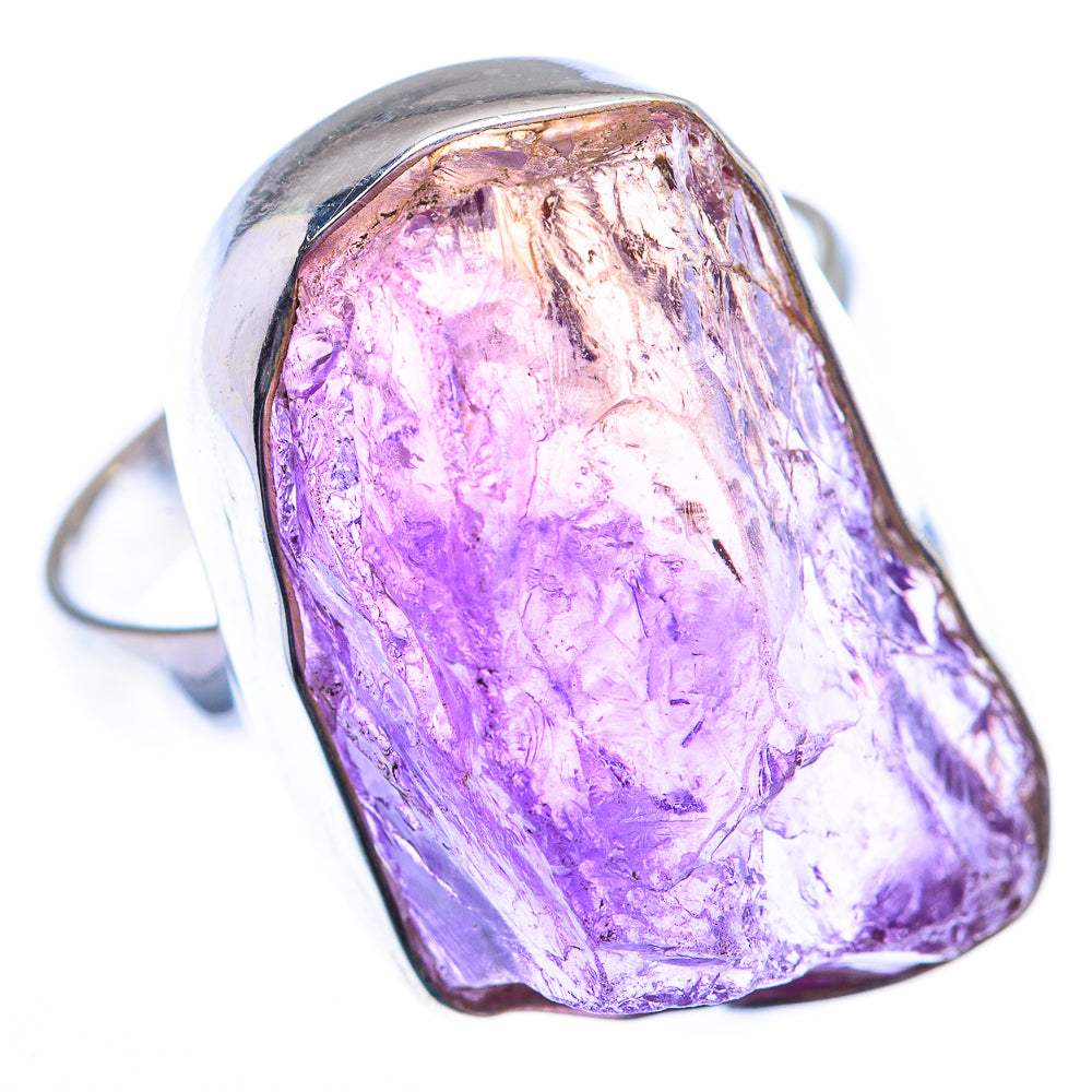 Raw Amethyst 925 Sterling Silver Ring Size 8.75 (925 Sterling Silver) RING140326