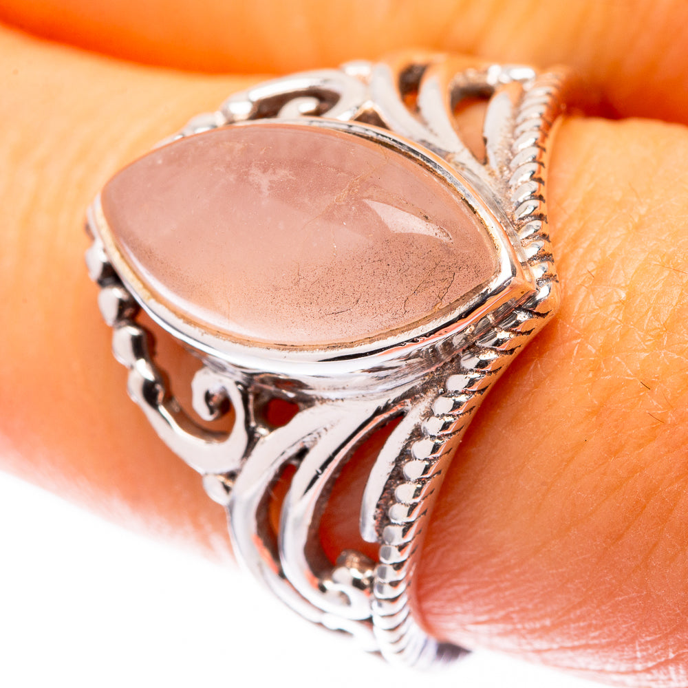 Rose Quartz Ring Size 9 (925 Sterling Silver) R141488