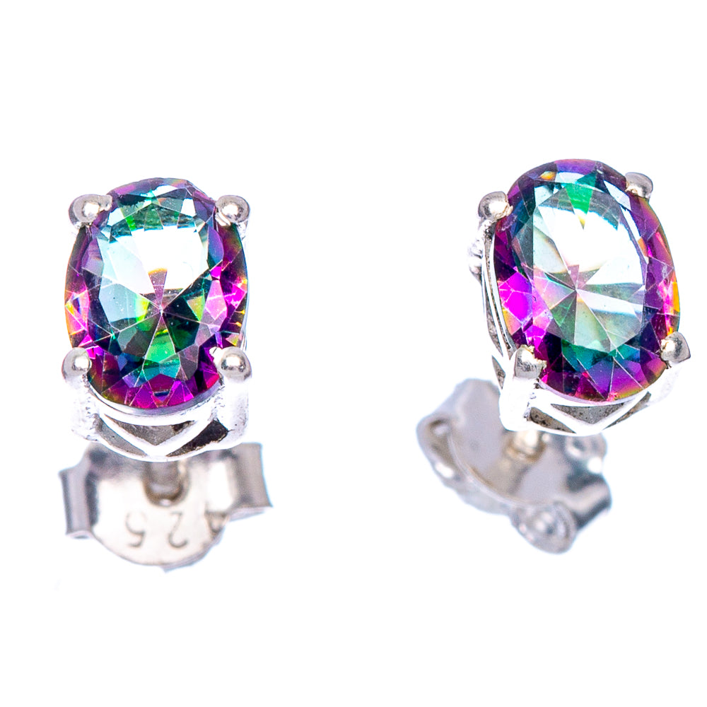 Mystic Topaz Earrings 1/4" (925 Sterling Silver) E433505