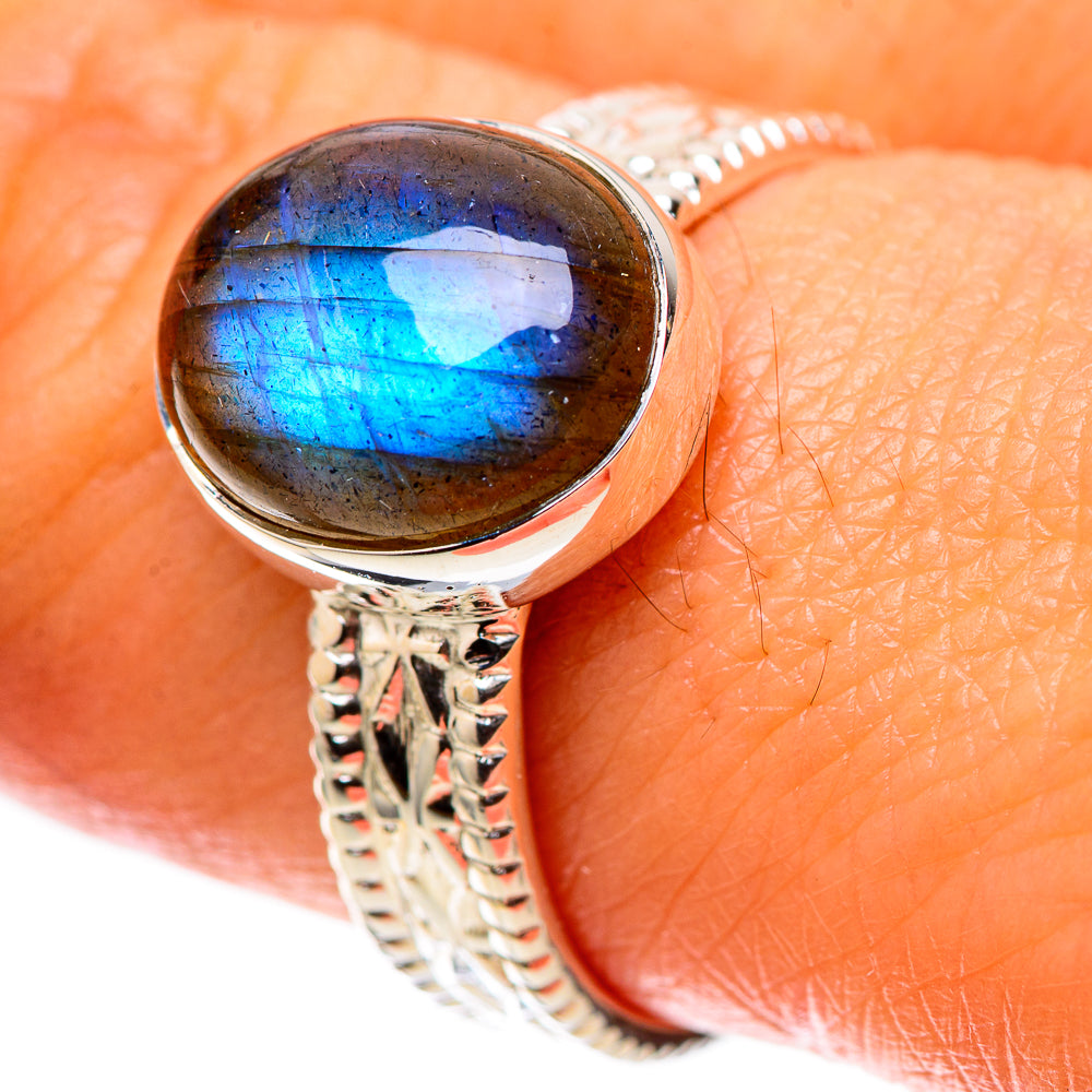 Premium Labradorite Ring Size 9 (925 Sterling Silver) RING138224