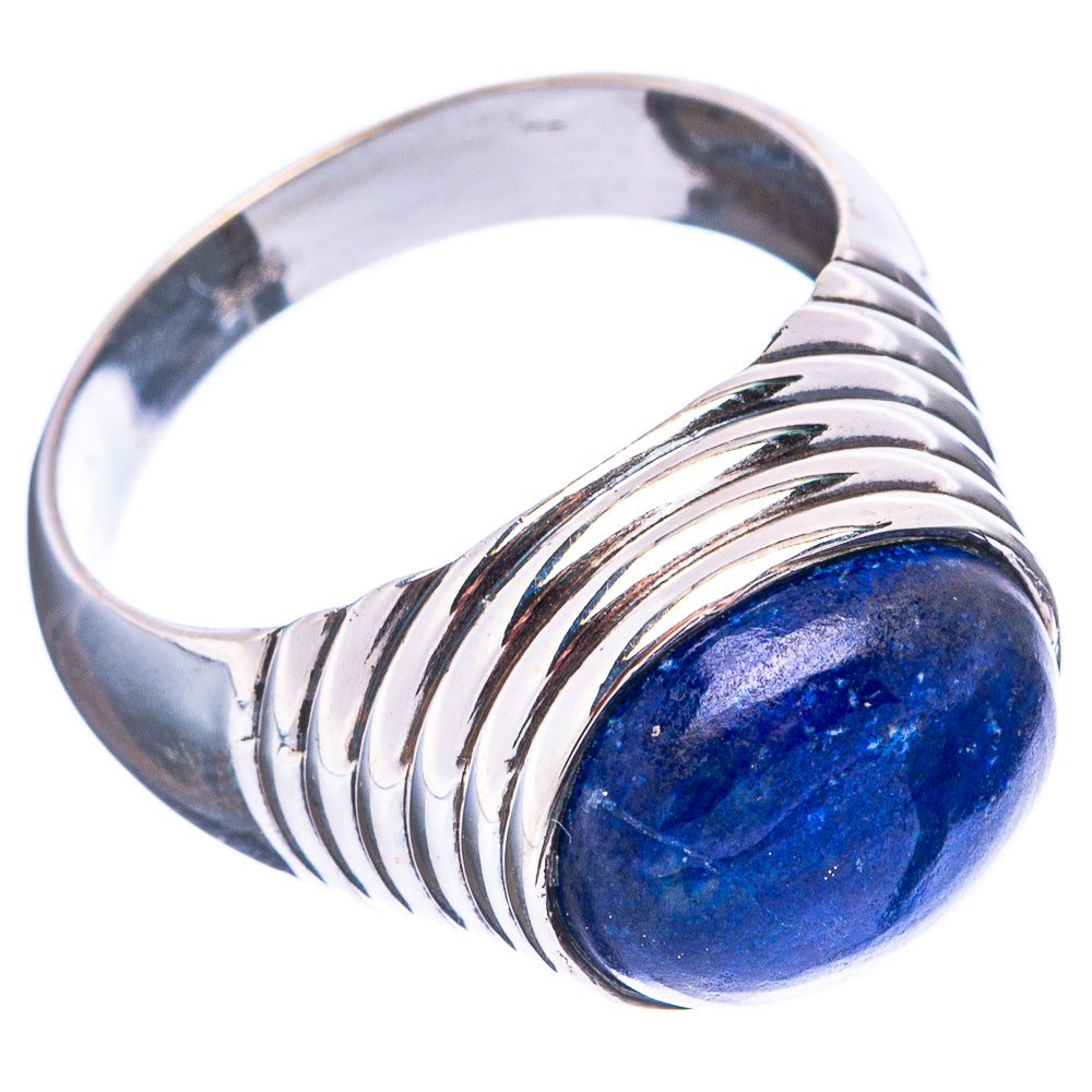 Lapis Lazuli Ring Size 7.25 (.925 Sterling Silver)