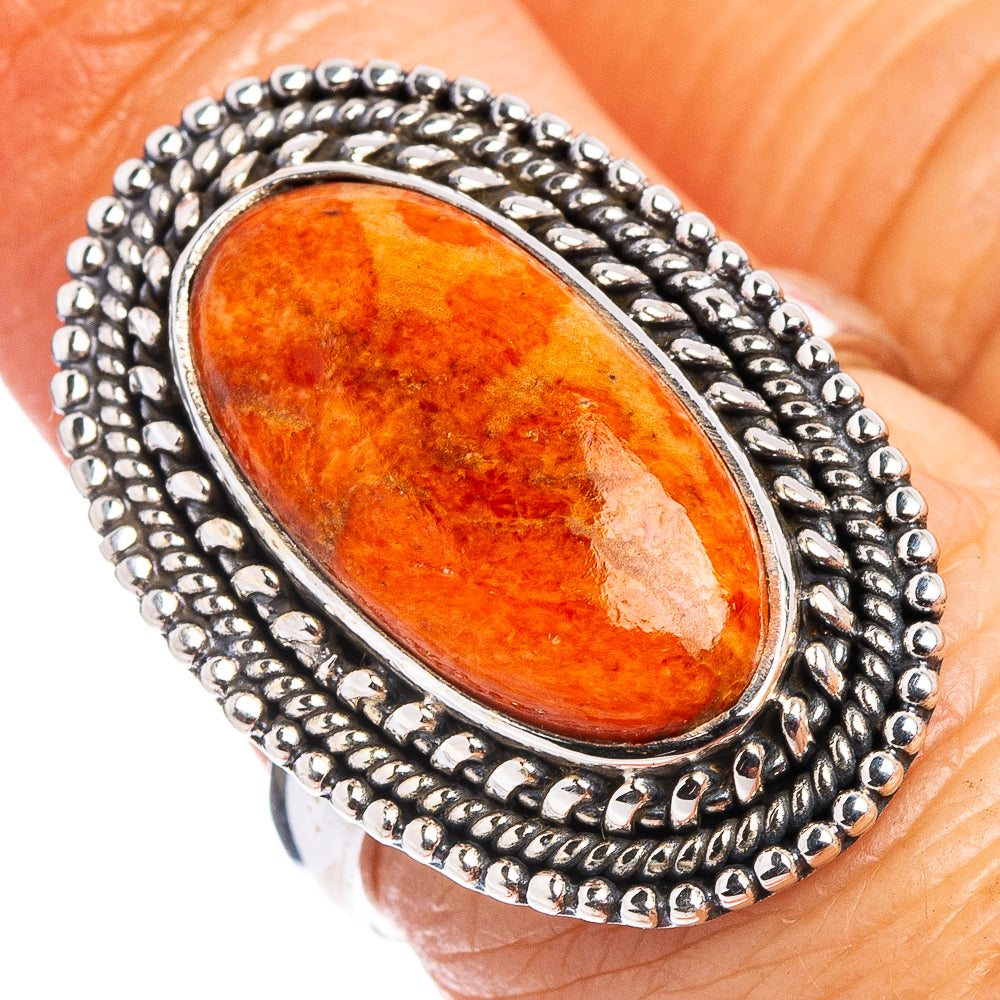 Sponge Coral Ring Size 6.5 (.925 Sterling Silver)