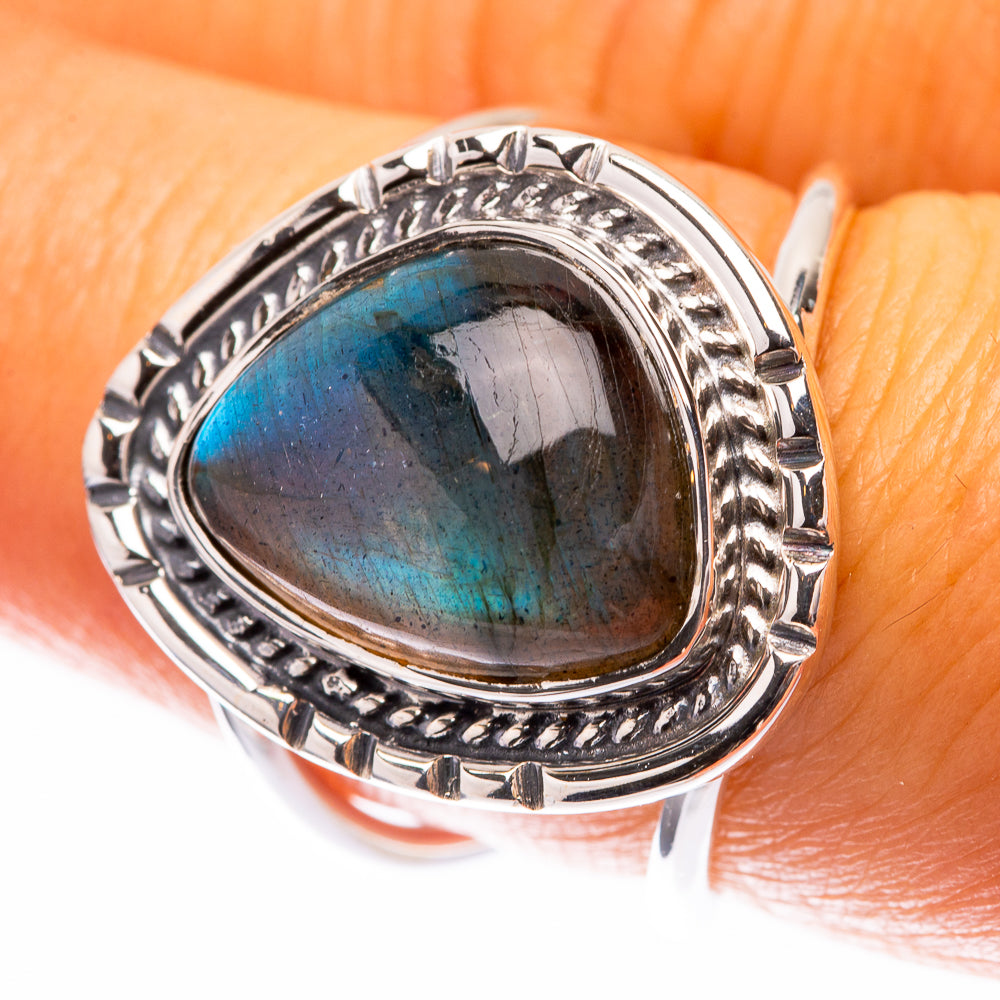 Premium Labradorite Ring Size 7 (925 Sterling Silver) R141876