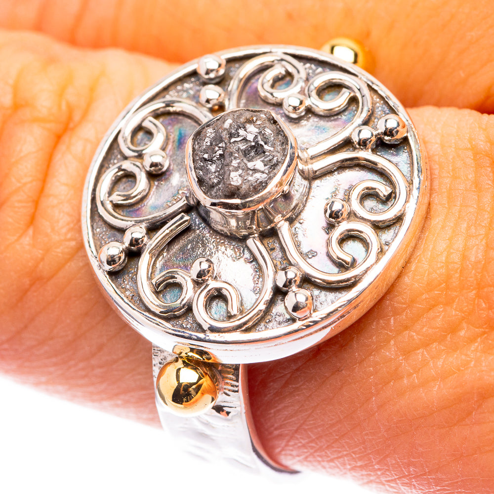 Signature Raw Diamond Ring Size 9 (925 Sterling Silver) R141695