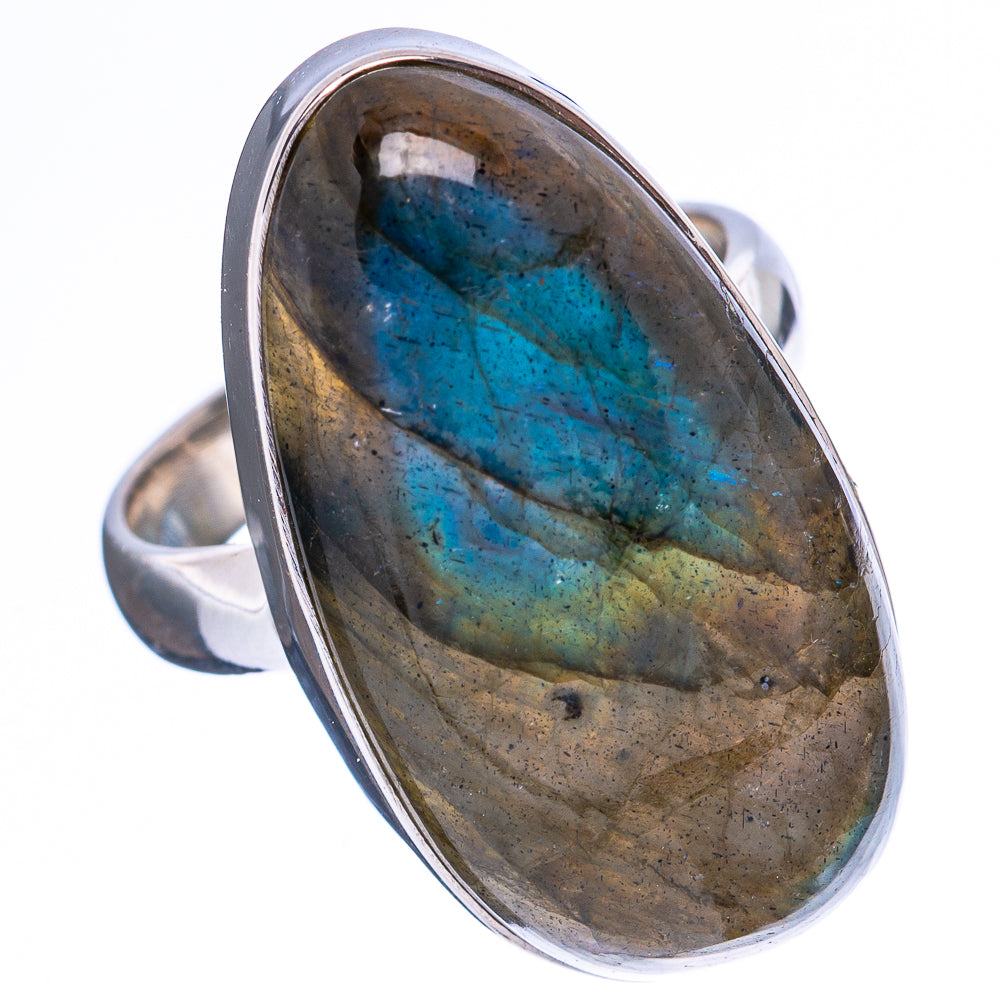 Labradorite Ring Size 6.5 (925 Sterling Silver) R4132