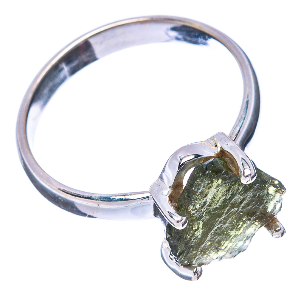 Moldavite Ring Size 6 (.925 Sterling Silver)