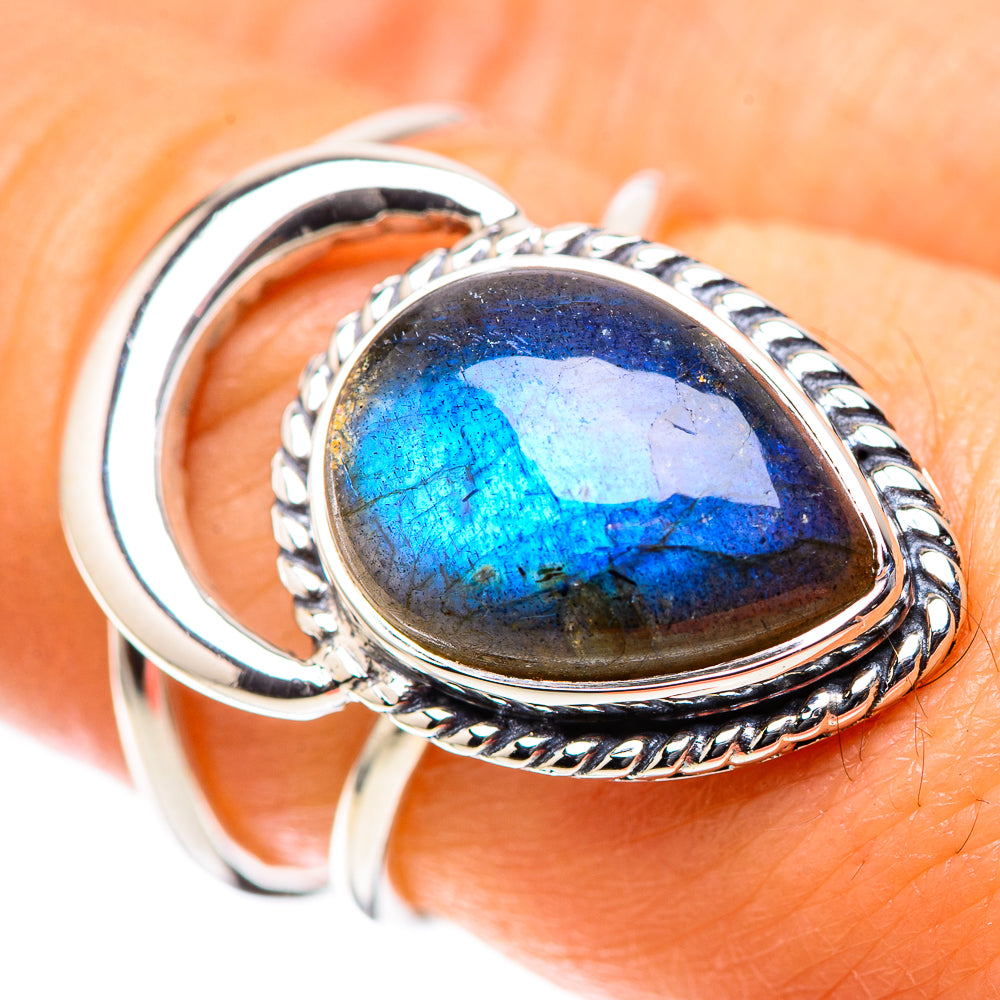 Premium Labradorite Ring Size 7.25 (925 Sterling Silver) RING138256