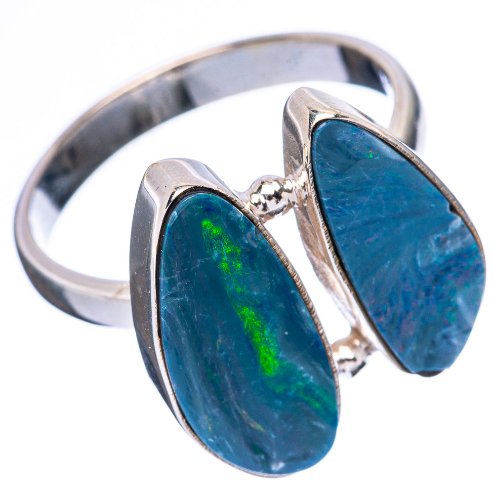 Rare Doublet Opal Ring Size 8.75 (925 Sterling Silver) R4299