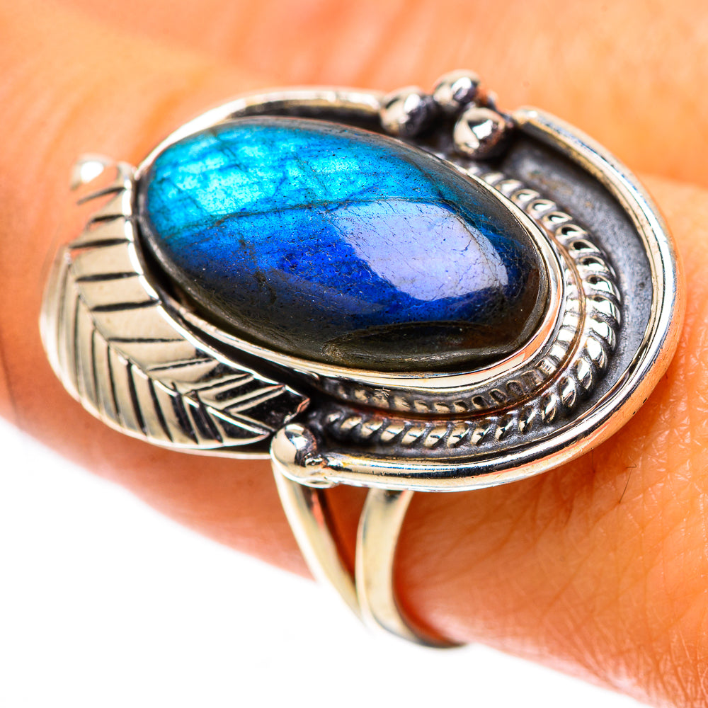 Labradorite Ring Size 8.5 (925 Sterling Silver) RING138521