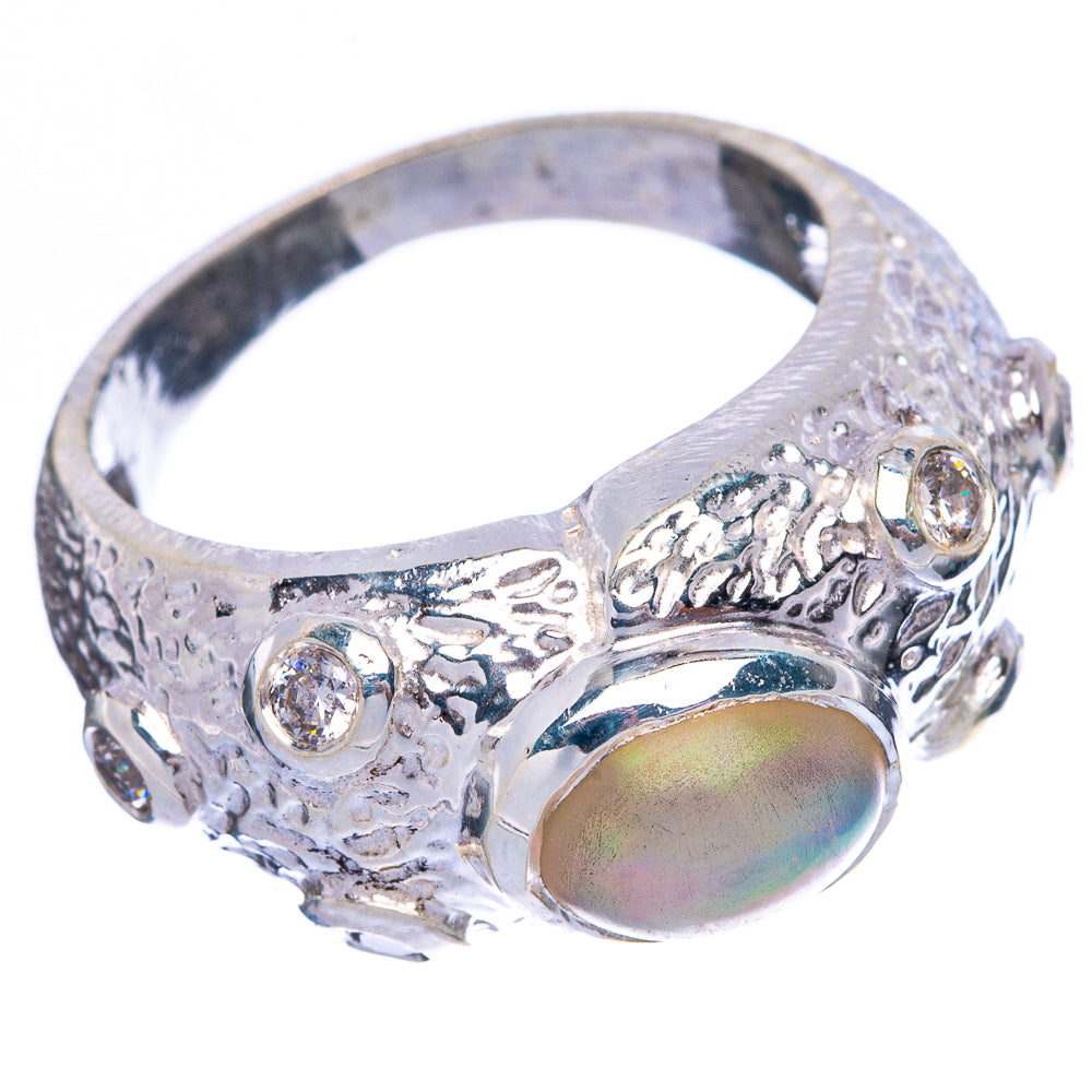 Rare Ethiopian Opal Ring Size 7.5 (925 Sterling Silver) R146014