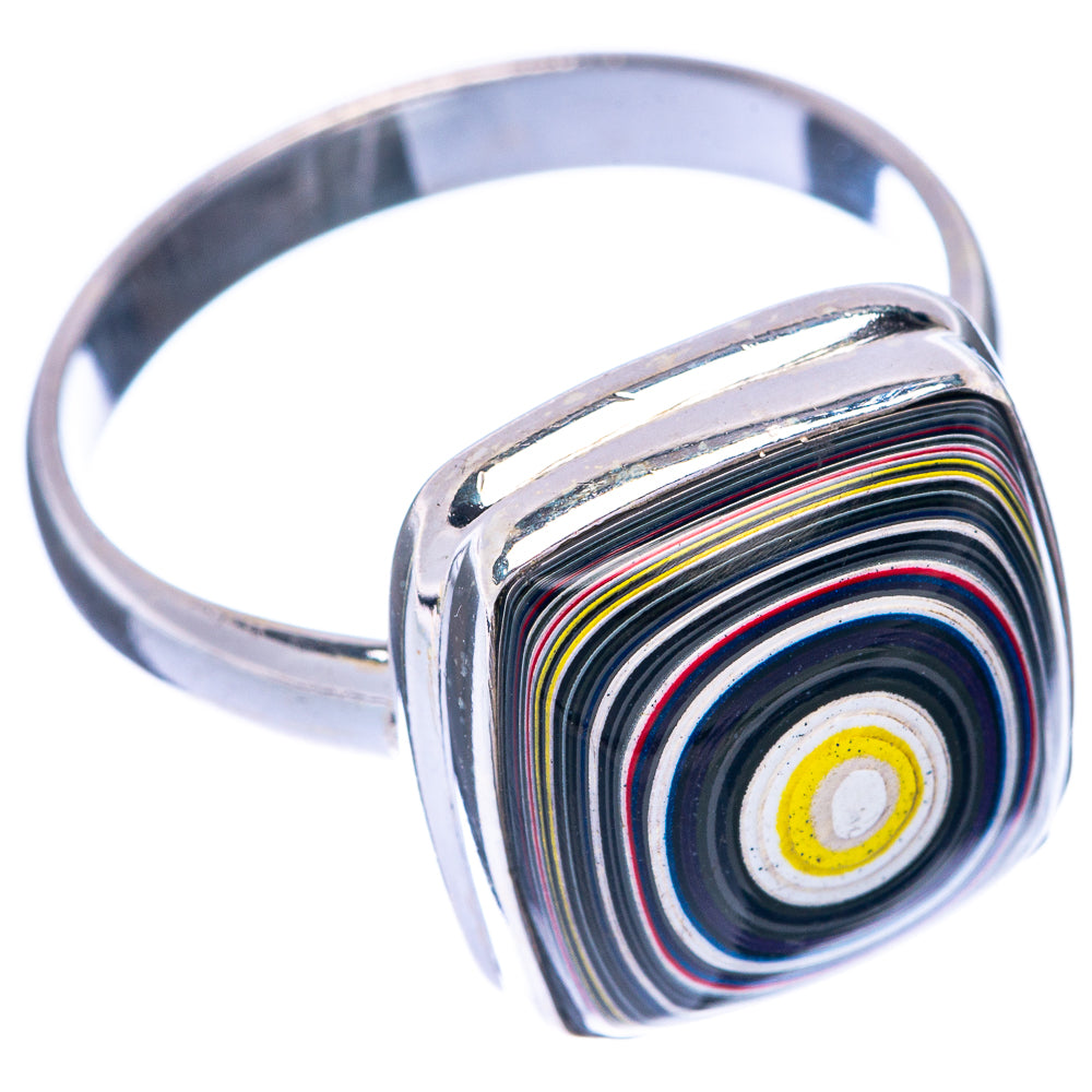 Fordite Ring Size 10.75 (925 Sterling Silver) R144894