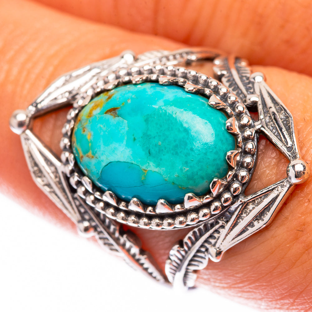 Chrysocolla 925 Sterling Silver Ring Size 8.25 (925 Sterling Silver) RING140337