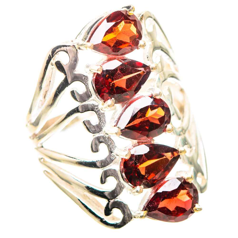 Garnet Ring Size 6.5 (925 Sterling Silver) RING138994