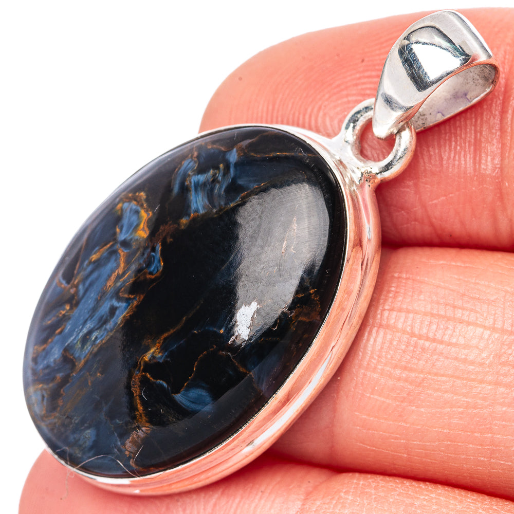 Pietersite Pendant 1 1/2" (925 Sterling Silver) P42805