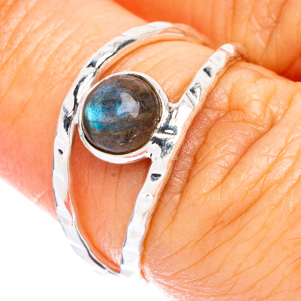 Labradorite Dainty Ring Size 6.25 (925 Sterling Silver) R146940