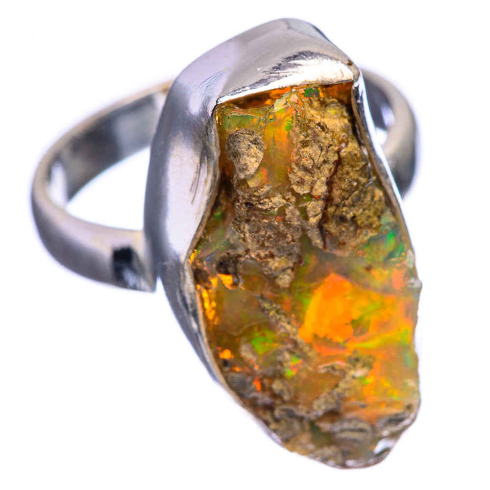 Raw Ethiopian Opal Ring Size 6.25 (925 Sterling Silver) R142115