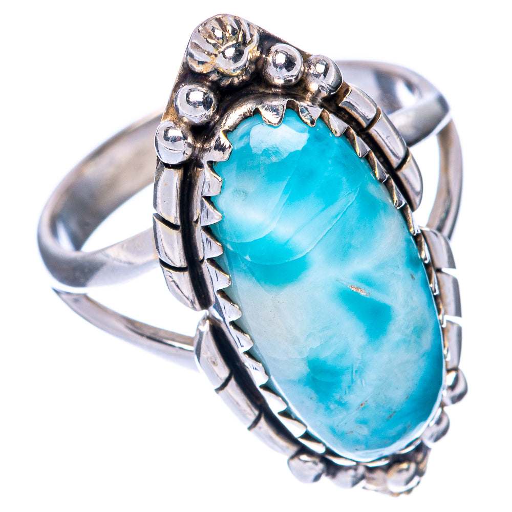 Larimar Ring Size 8 (925 Sterling Silver) R144836