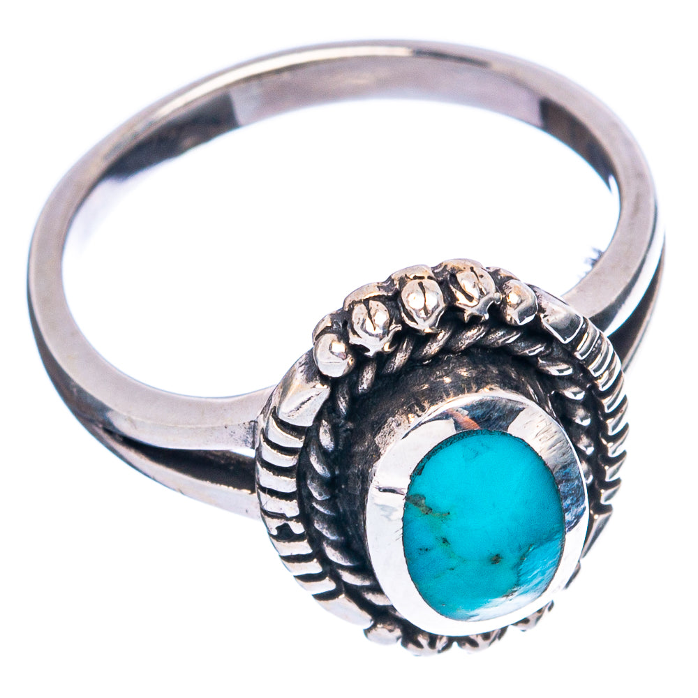 Rare Arizona Turquoise Ring Size 6.5 (925 Sterling Silver) R4944
