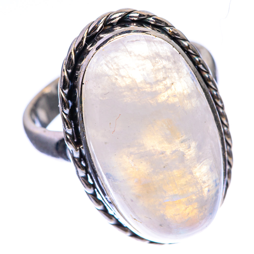 Rainbow Moonstone Ring Size 6 (925 Sterling Silver) RING143451