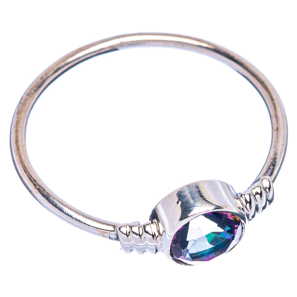 Mystic Topaz Dainty Ring Size 8 (925 Sterling Silver) R146887