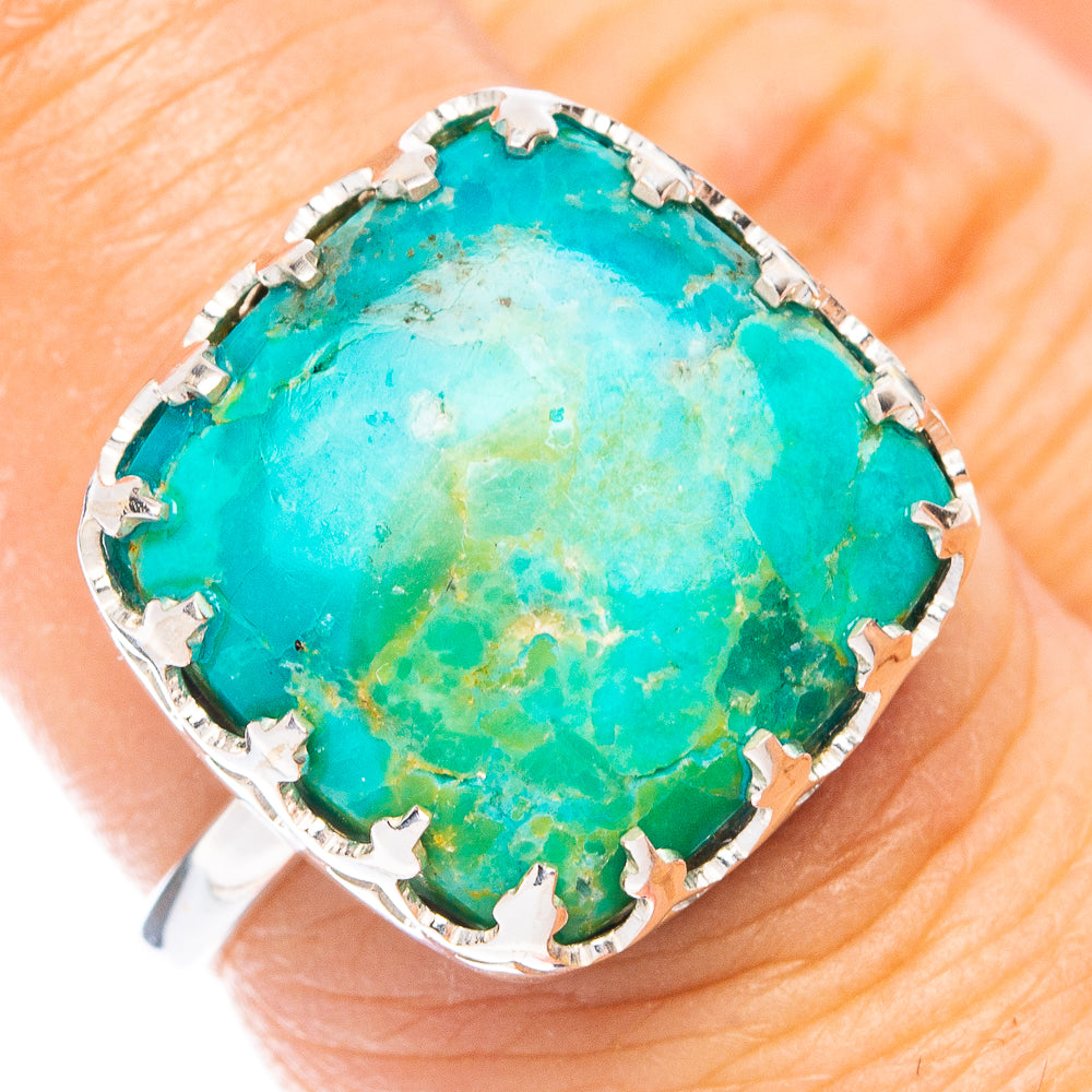 Premium Chrysocolla Ring Size 6.75 (925 Sterling Silver) RING7765
