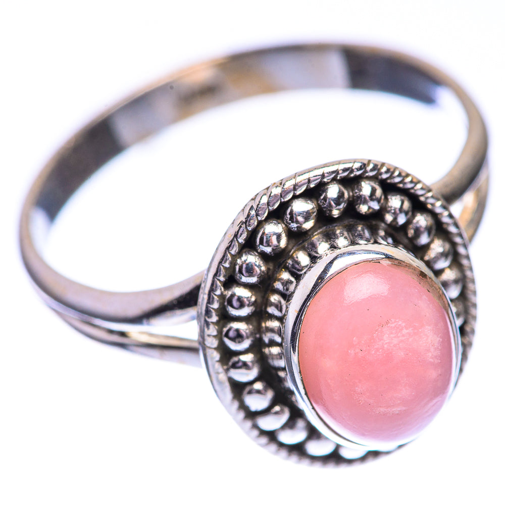 Pink Opal Dainty Ring Size 7 (925 Sterling Silver) R142548