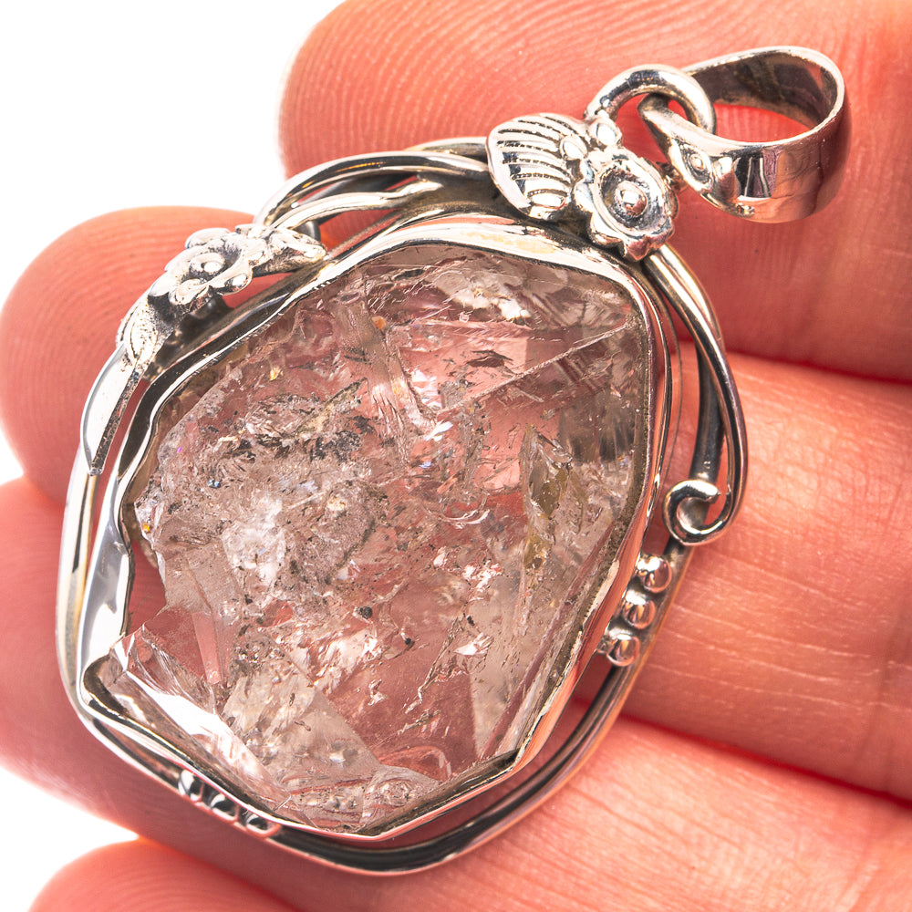 Herkimer Diamond Pendant 1 5/8" (925 Sterling Silver) P38854